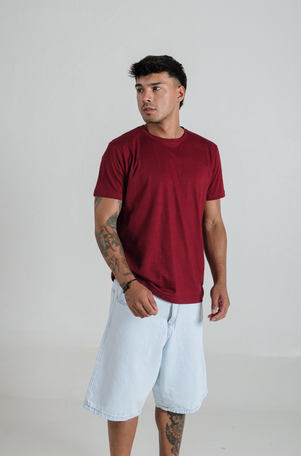 Remera Regular Bordó